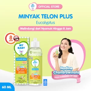 MY BABY Minyak Telon Plus 60 mL - Minyak Bayi Anti Nyamuk 8 Jam