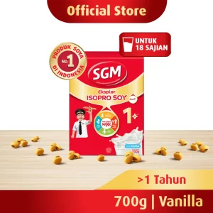 SGM Eksplor ISOPRO SOYA 1+ Vanilla Susu Pertumbuhan 700GR