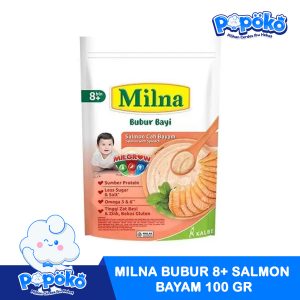 MILNA BUBUR 8+ SALMON BAYAM 100 GR
