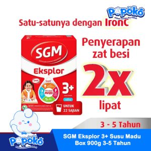SGM Eksplor 3+ Susu Madu Box 900g 3-5 Tahun