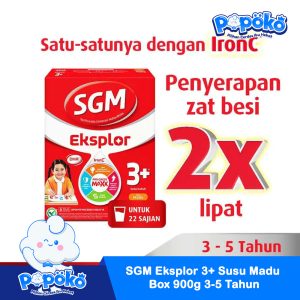 SGM Eksplor 3+ Susu Madu Box 900g 3-5 Tahun